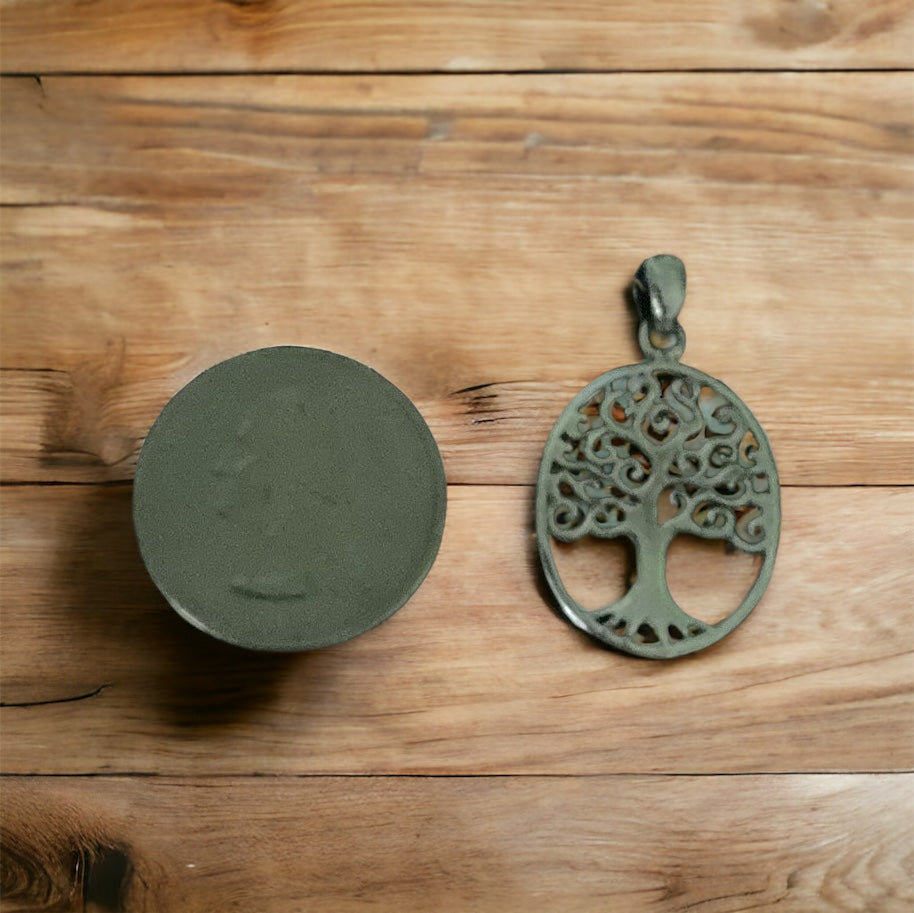 925 Sterling Silver Celtic Tree of Life Pendant Necklace + Free Chain