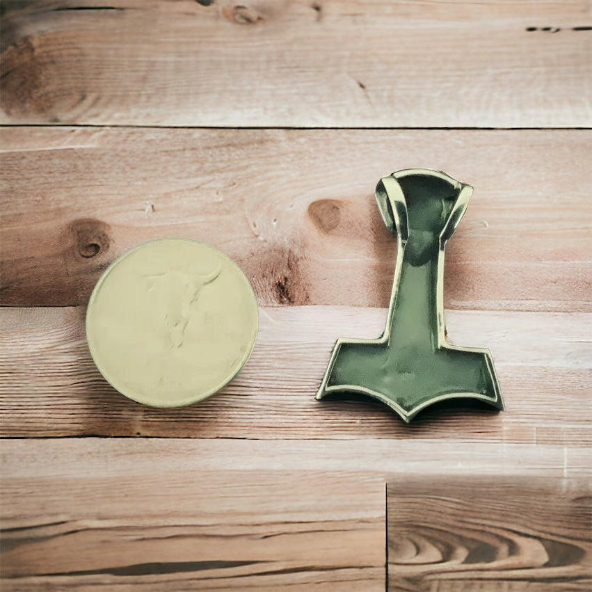 Large Handcast 925 Sterling Silver Norse Viking Thor's Thors Hammer Mjolnir Pendant + Free Chain