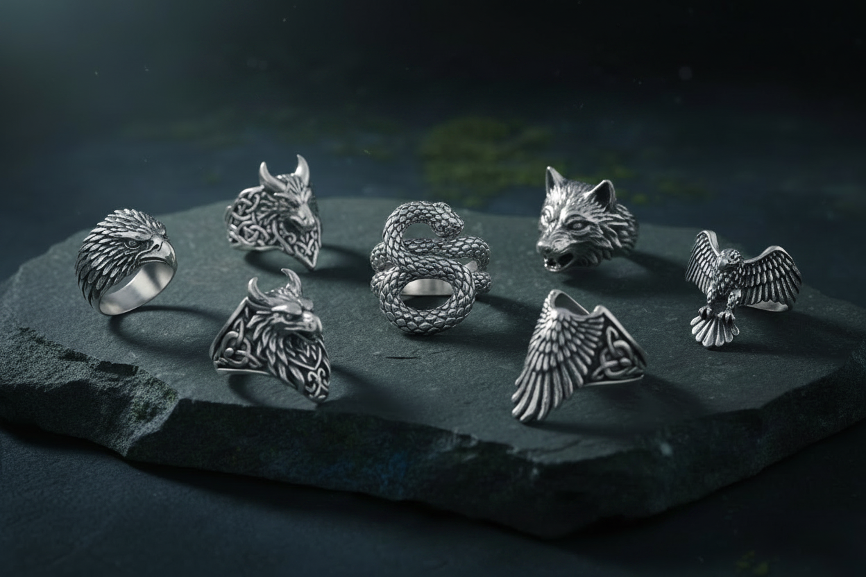 Silver Animal Rings