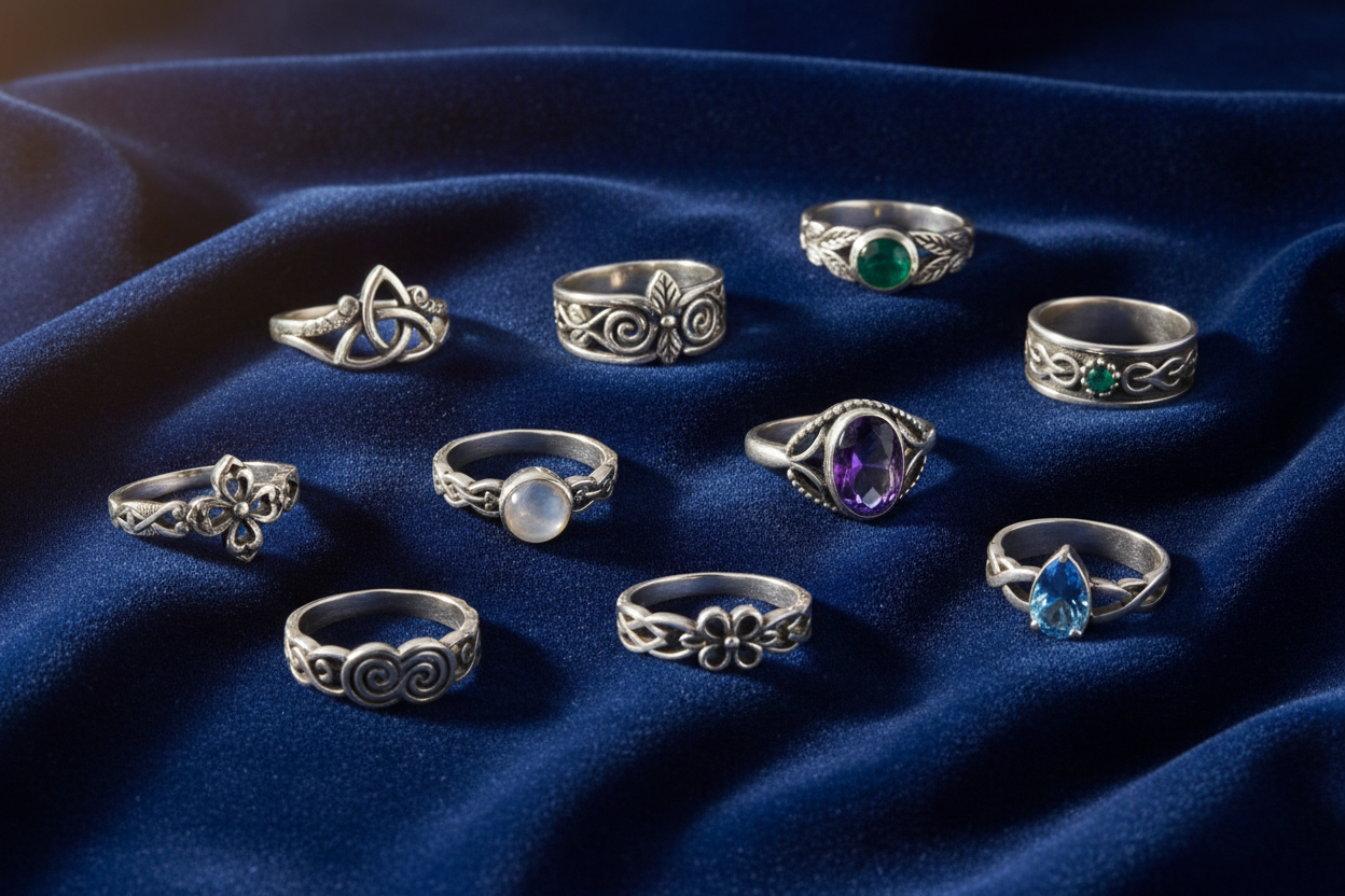 Silver Celtic Women Rings