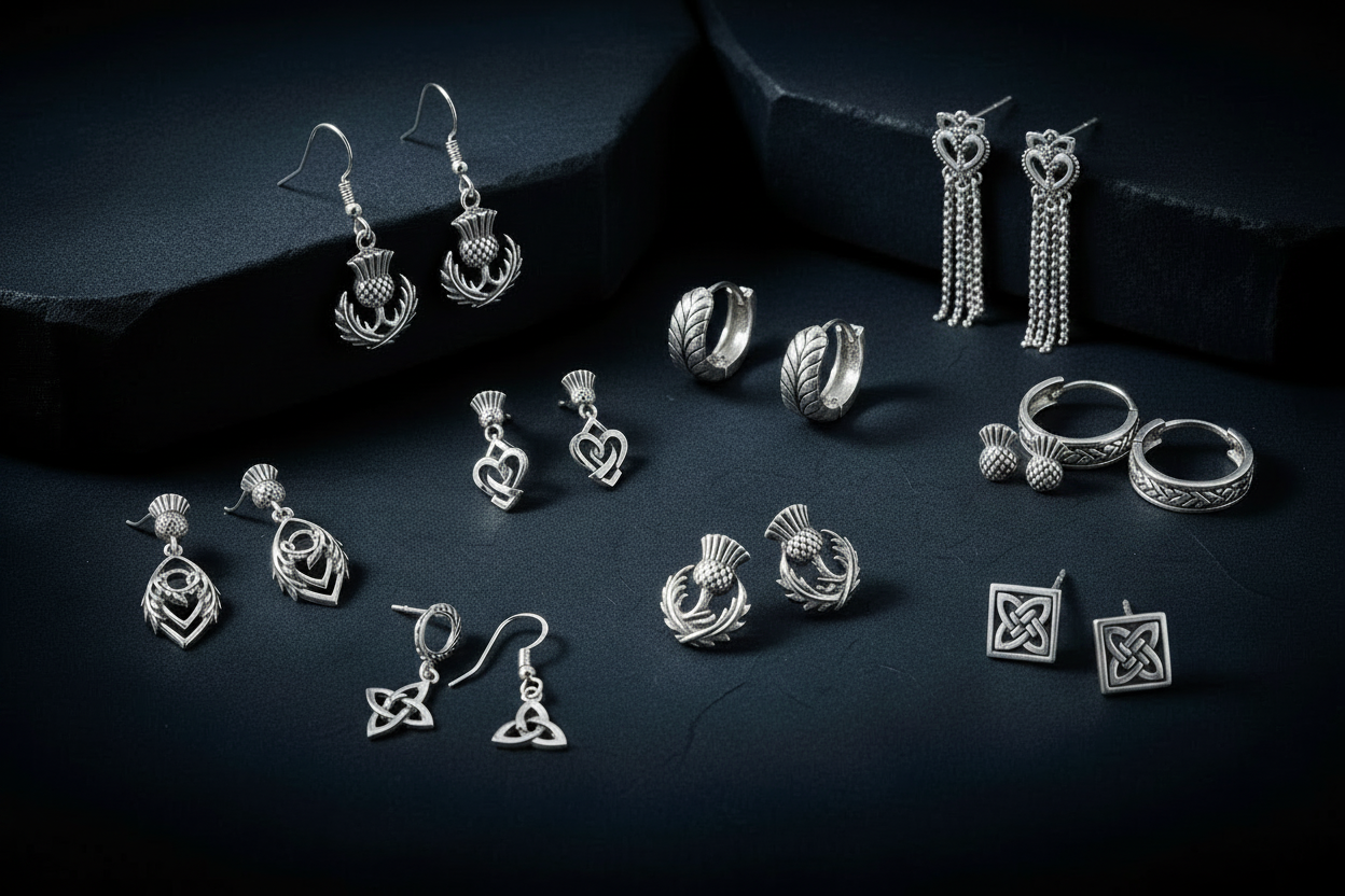 Silver Scottish Earrings