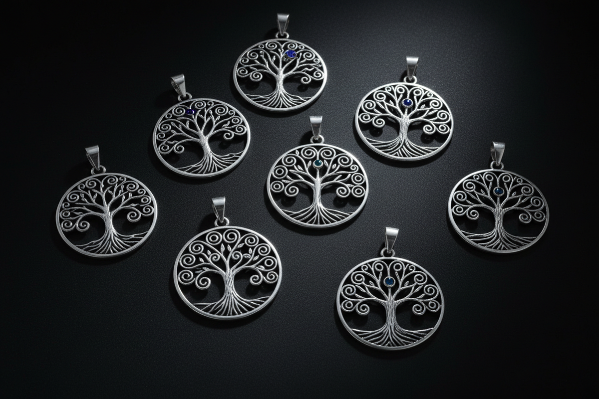 Silver Tree of Life Pendants