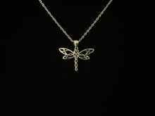 925 Sterling Silver Celtic Dragonfly Pendant Necklace + Free Chain