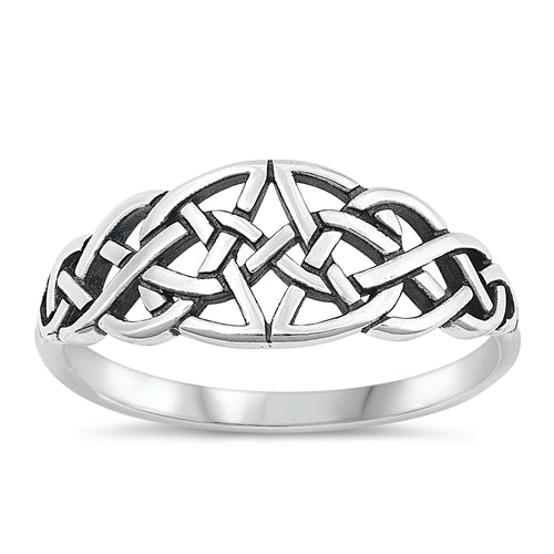 Silver Celtic Weave Ring