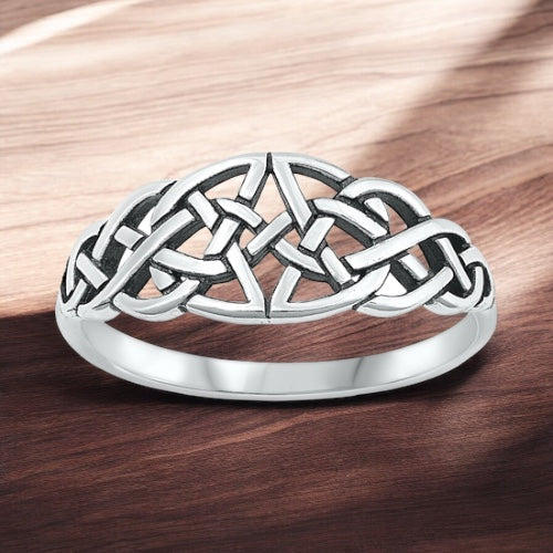 Silver Celtic Weave Ring