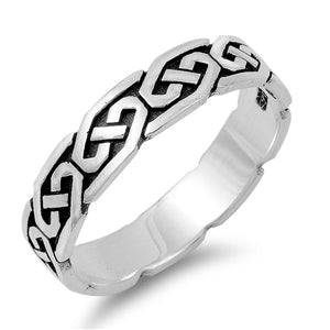 Silver Celtic Infinity Knot Ring