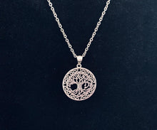 Handcast 925 Sterling Silver Irish Celtic Tree of Life Pendant + Free Chain Necklace