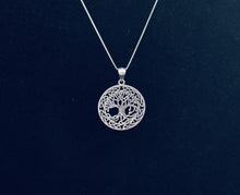 Handcast 925 Sterling Silver Irish Celtic Tree of Life Pendant + Free Chain Necklace