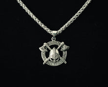 925 Sterling Silver Celtic Viking Norse Battle Axe Pendant Rune Alphabet Battle Armor Necklace + Free Chain