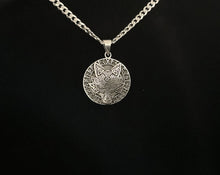 Handcast 925 Sterling Silver Norse Viking Celtic Wolf Rune Alphabet  Pendant + Free Chain