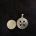 Handcast 925 Sterling Silver Equal Sided Celtic Cross Pendant Necklace + Free Chain