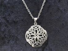 Handcast 925 Sterling Silver Equal Sided Celtic Cross Pendant Necklace + Free Chain
