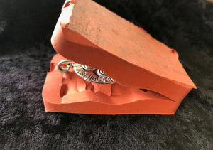 Handcast 925 Sterling Silver Celtic Viking Triskele Triple Spiral Triskelion Pendant Necklace 24 Runes + Free Chain